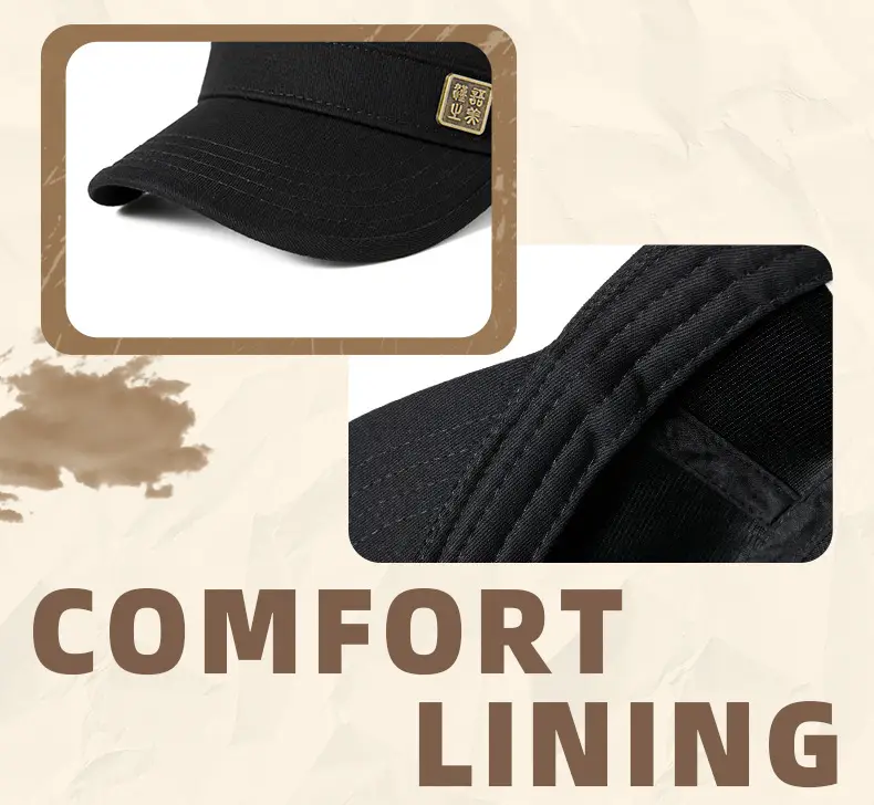 Men's Olive Green Flat Cap Sunshade Hat — feature 25