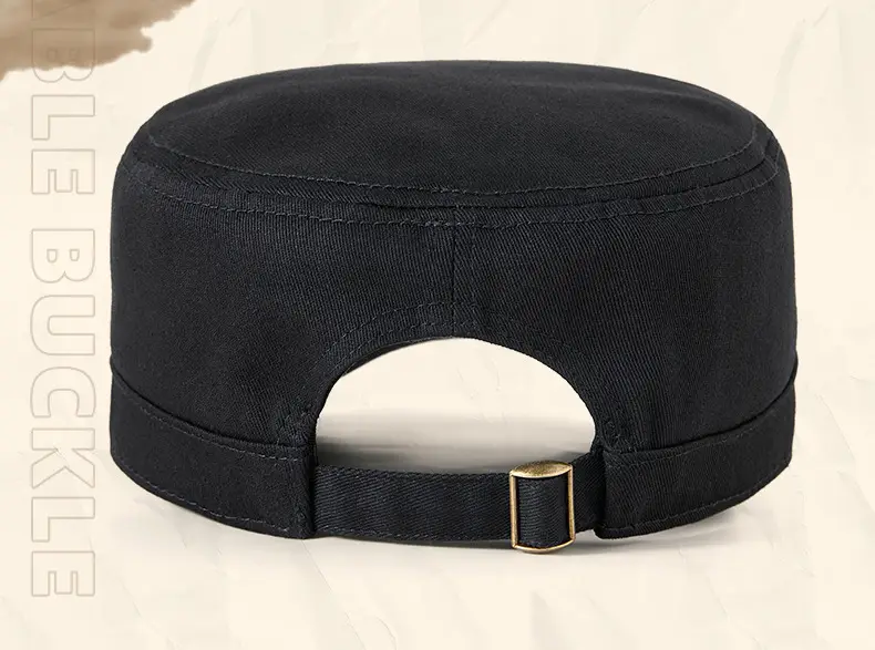 Men's Olive Green Flat Cap Sunshade Hat — feature 30