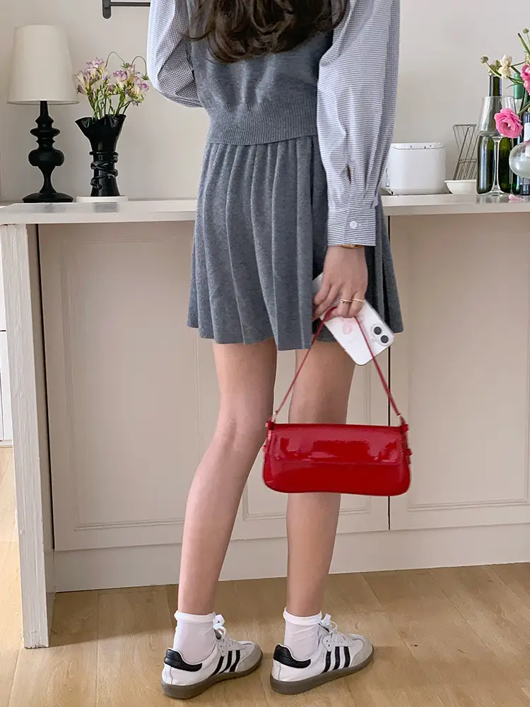Red Crossbody Bag for Women 2026 Spring New Fashion - Image 4