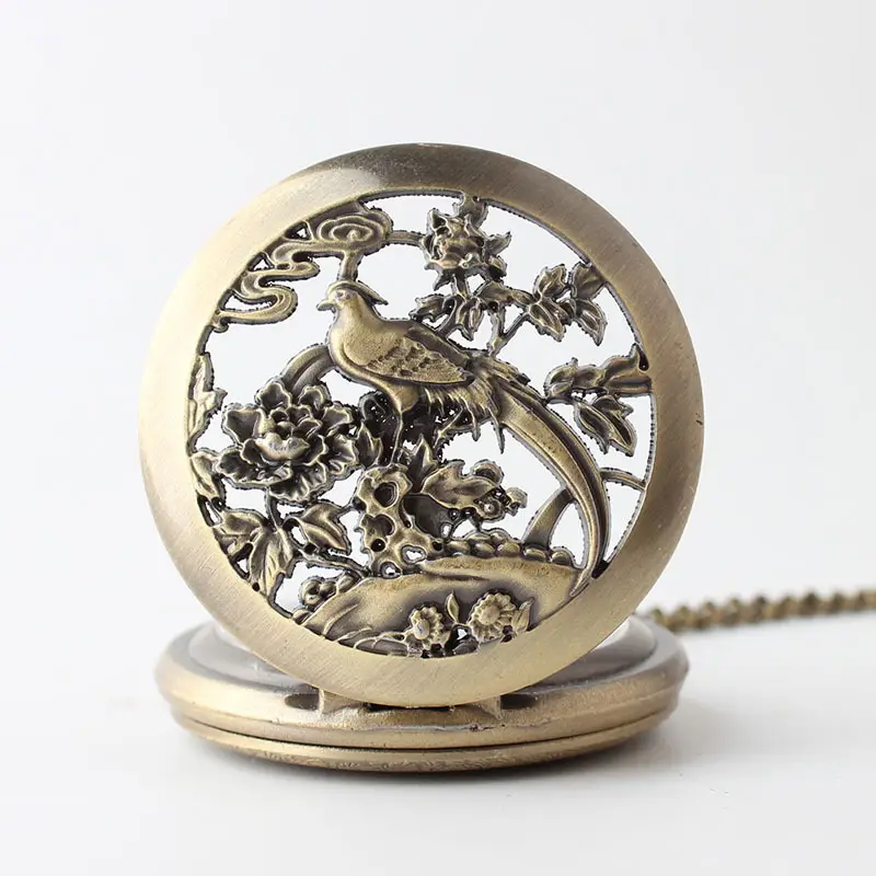 Vintage Phoenix Bronze Pocket Watch Hanging Watch