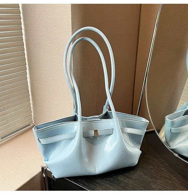 Silver Pleated Shoulder Bag for Women 2026 - Image 5