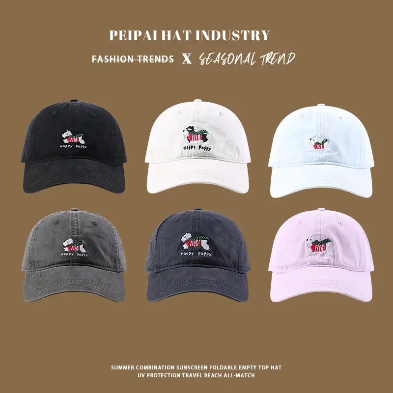 Korean Puppy Cap Women Summer Sunscreen Cap
