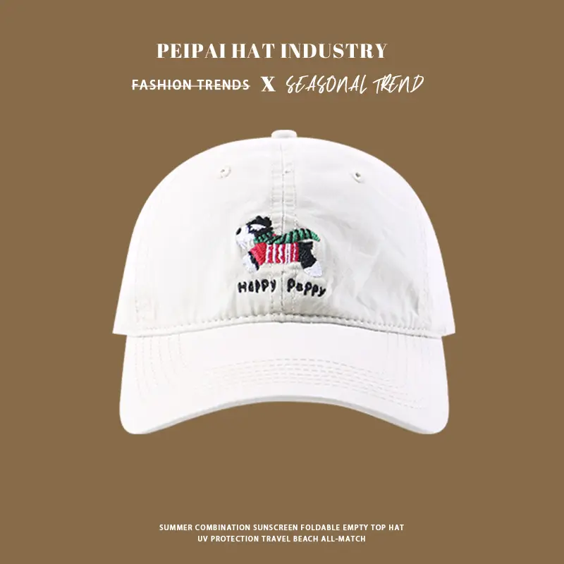 Korean Puppy Cap Women Summer Sunscreen Cap