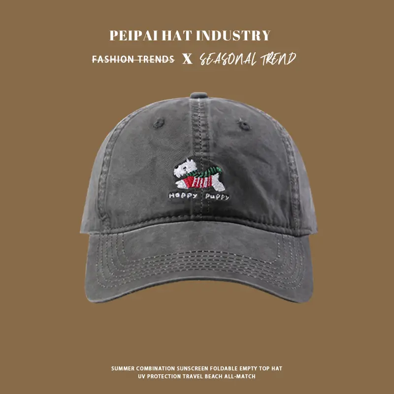 Korean Puppy Cap Women Summer Sunscreen Cap