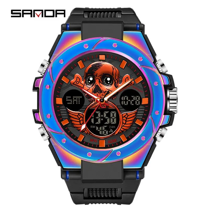 Sanda Men's Luminous Waterproof Watch Youth Sports - Image 11