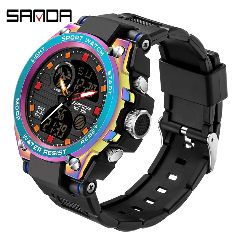 Sanda Men's Luminous Waterproof Watch Youth Sports - Image 7