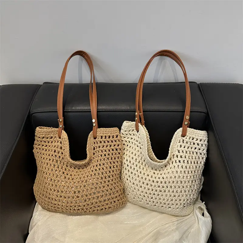 Women's Woven Straw Shoulder Bag Large Capacity New 2025 - Image 6