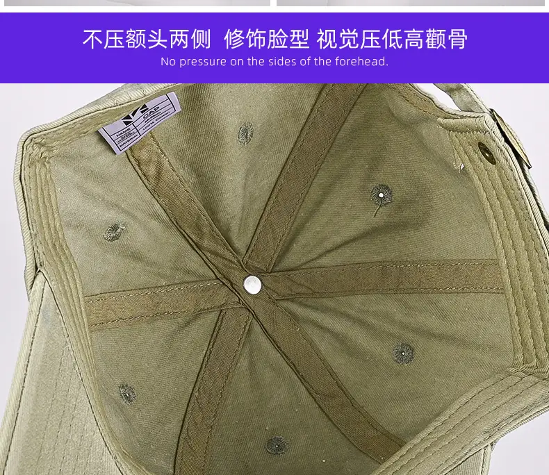Custom Cotton Baseball Cap for Couples Cross-Border — feature 14