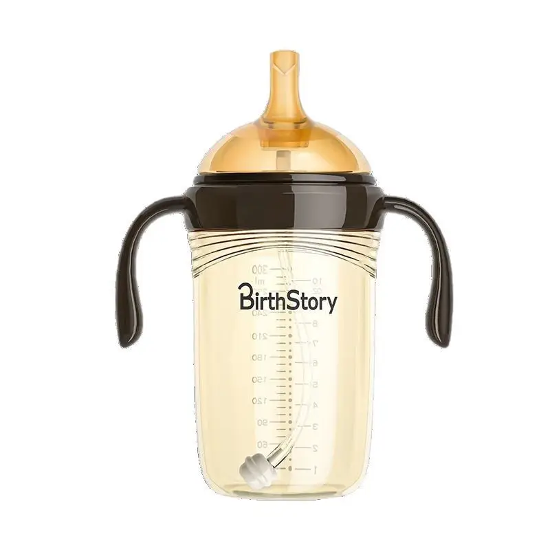 Ppsu Baby Bottle for Babies 0 to 6 Months Old, Anti-Flatulence, 2 Years Old, 3 Years Old, Big Baby Drinking Straw Cup, Ppsu Breast Milk