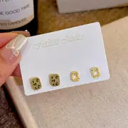 Cold Wind Double Ring Large Earrings Women's 2025 Fashion — feature 1