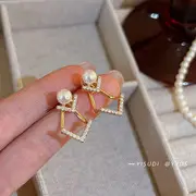Cold Wind Double Ring Large Earrings Women's 2025 Fashion — feature 33