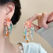 Cold Wind Double Ring Large Earrings Women's 2025 Fashion — feature 9