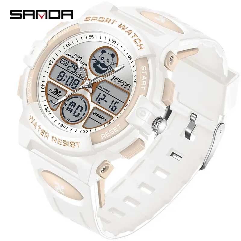Sanda Astronaut Luminous Waterproof Multifunctional Watch for Men Women - Image 7