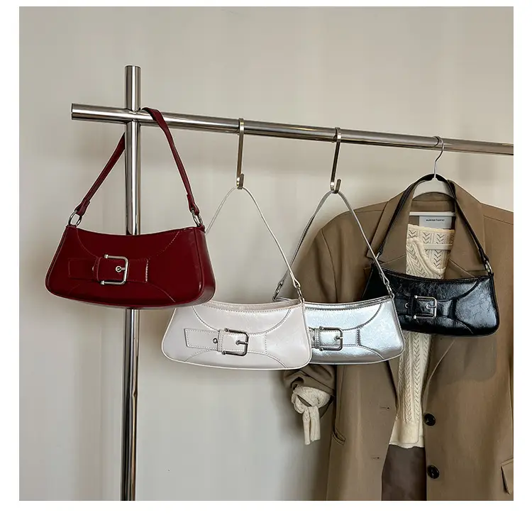 Silver Korean Style Underarm Bag for Women — feature 1
