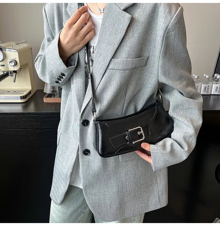 Silver Korean Style Underarm Bag for Women — feature 17