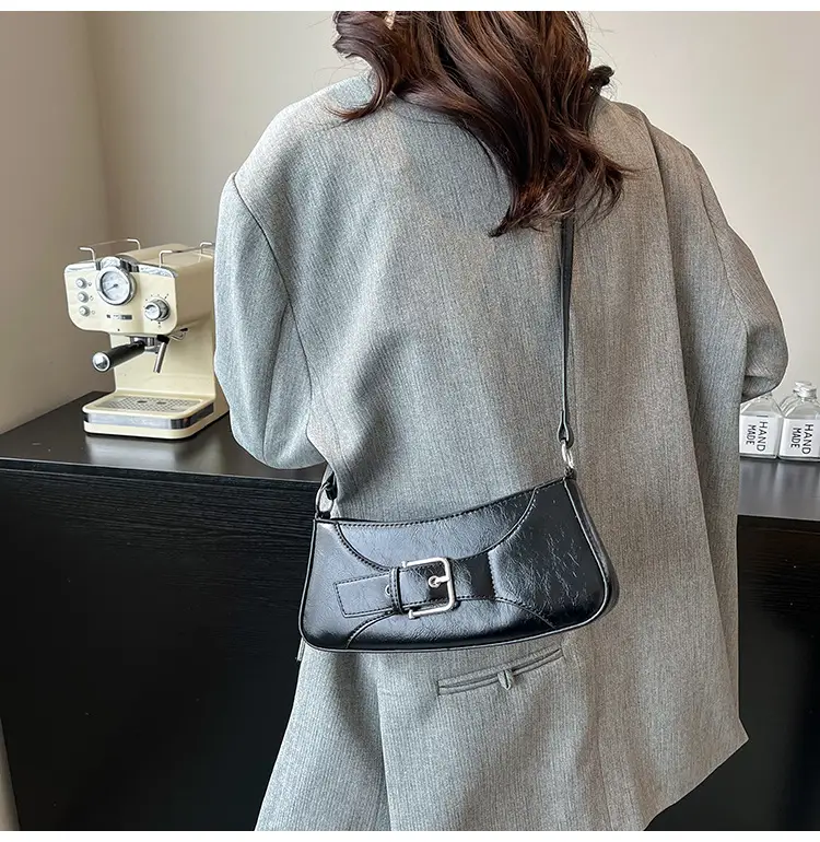 Silver Korean Style Underarm Bag for Women — feature 18