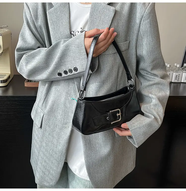 Silver Korean Style Underarm Bag for Women — feature 19