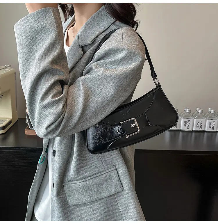 Silver Korean Style Underarm Bag for Women — feature 20