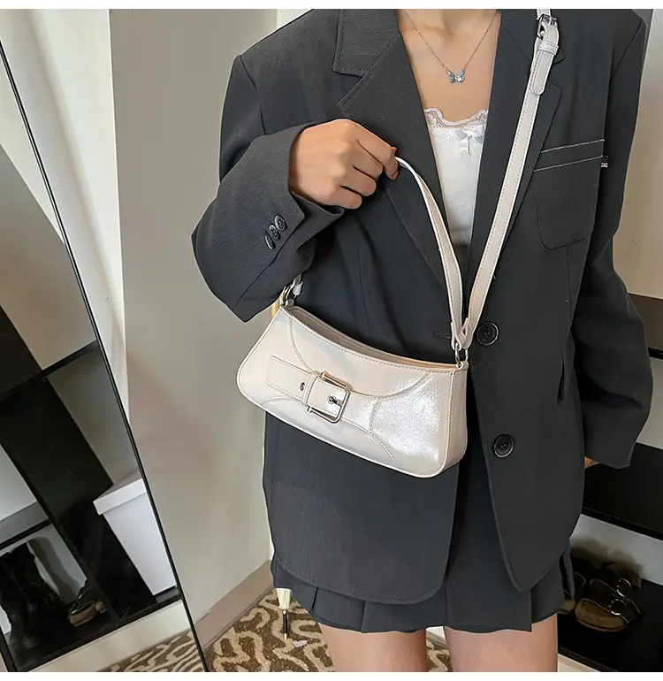 Silver Korean Style Underarm Bag for Women — feature 21