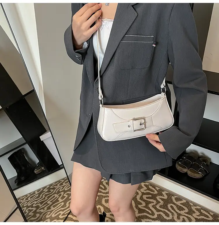 Silver Korean Style Underarm Bag for Women — feature 23
