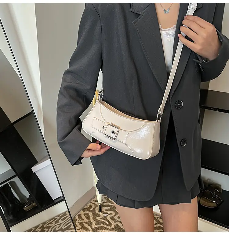 Silver Korean Style Underarm Bag for Women — feature 24