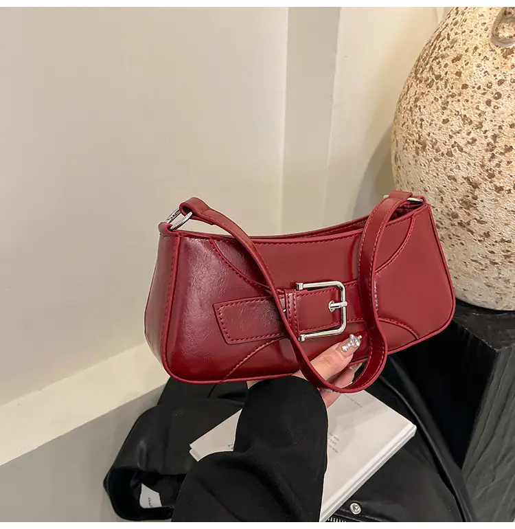 Silver Korean Style Underarm Bag for Women — feature 28