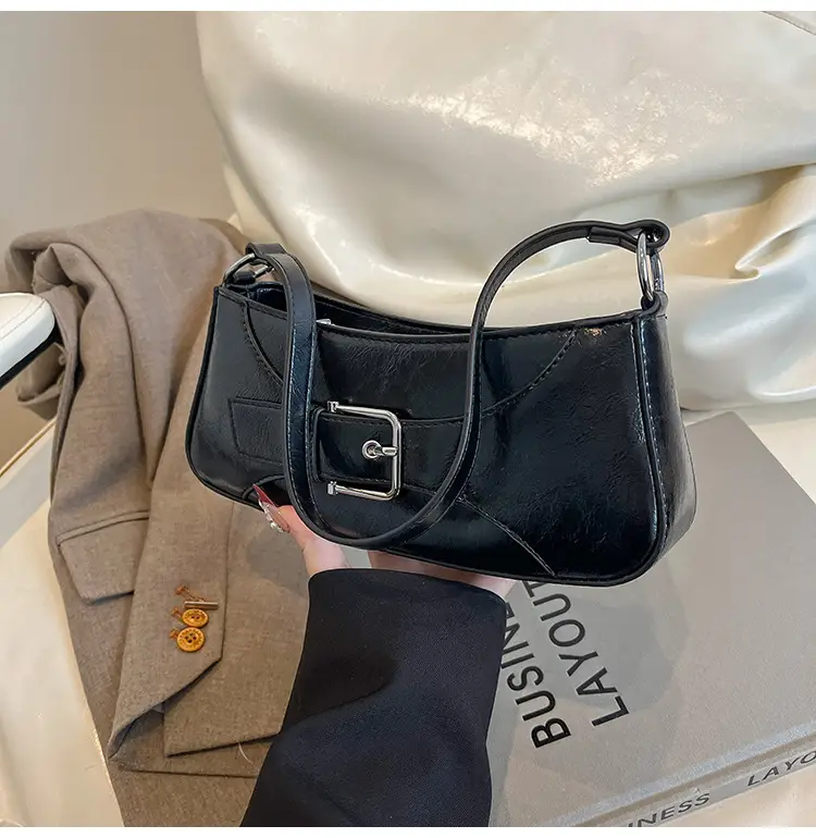 Silver Korean Style Underarm Bag for Women — feature 34