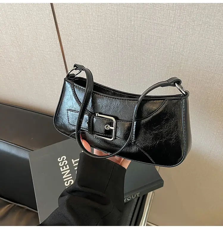 Silver Korean Style Underarm Bag for Women — feature 36