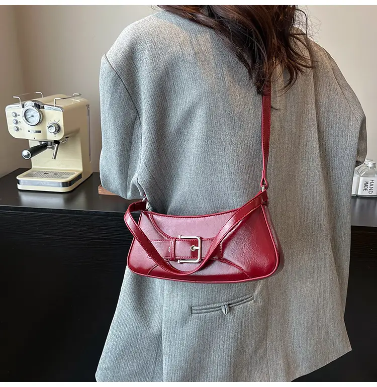 Silver Korean Style Underarm Bag for Women — feature 7