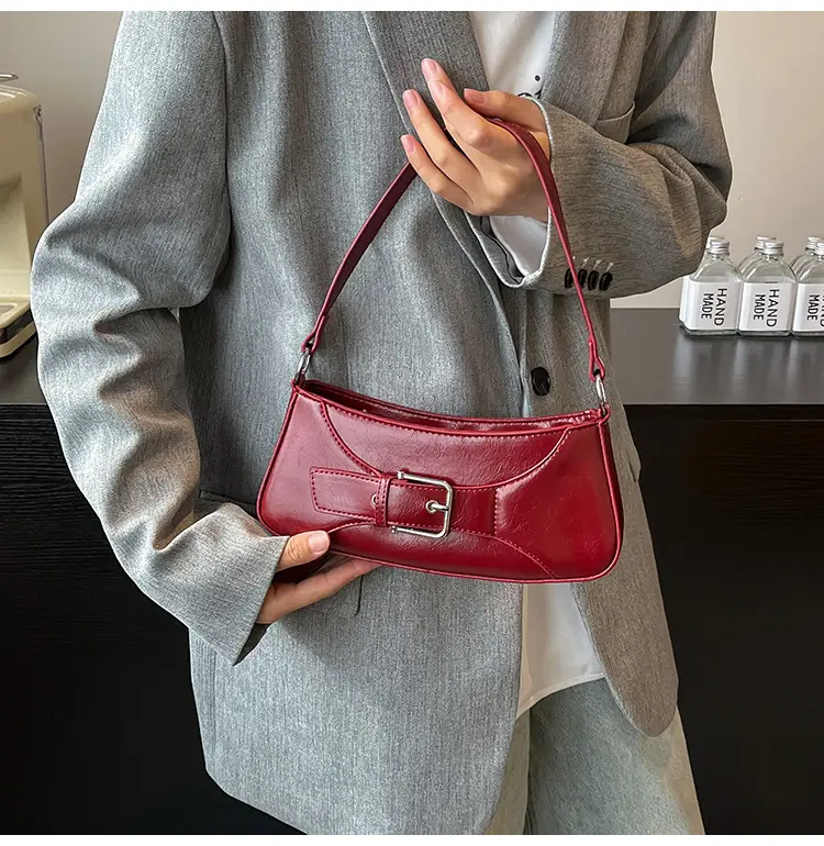 Silver Korean Style Underarm Bag for Women — feature 9