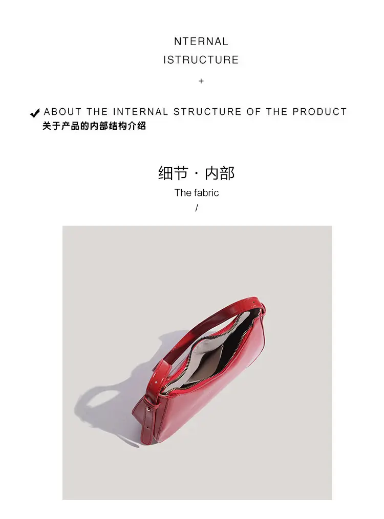 Red Textured Shoulder Bag for Women 2026 — feature 11