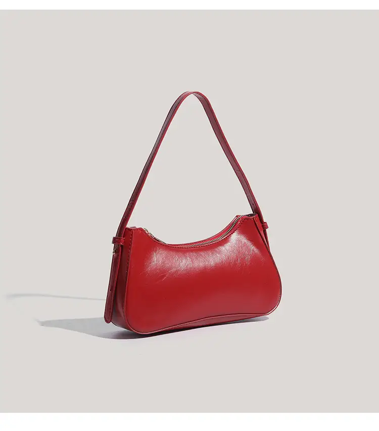 Red Textured Shoulder Bag for Women 2026 — feature 18