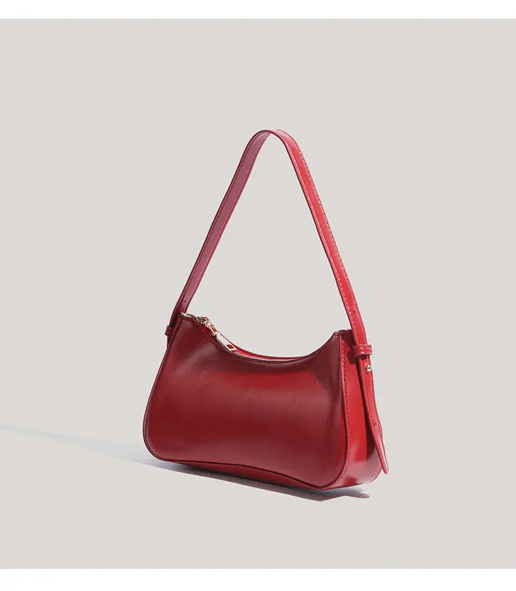 Red Textured Shoulder Bag for Women 2026 — feature 19