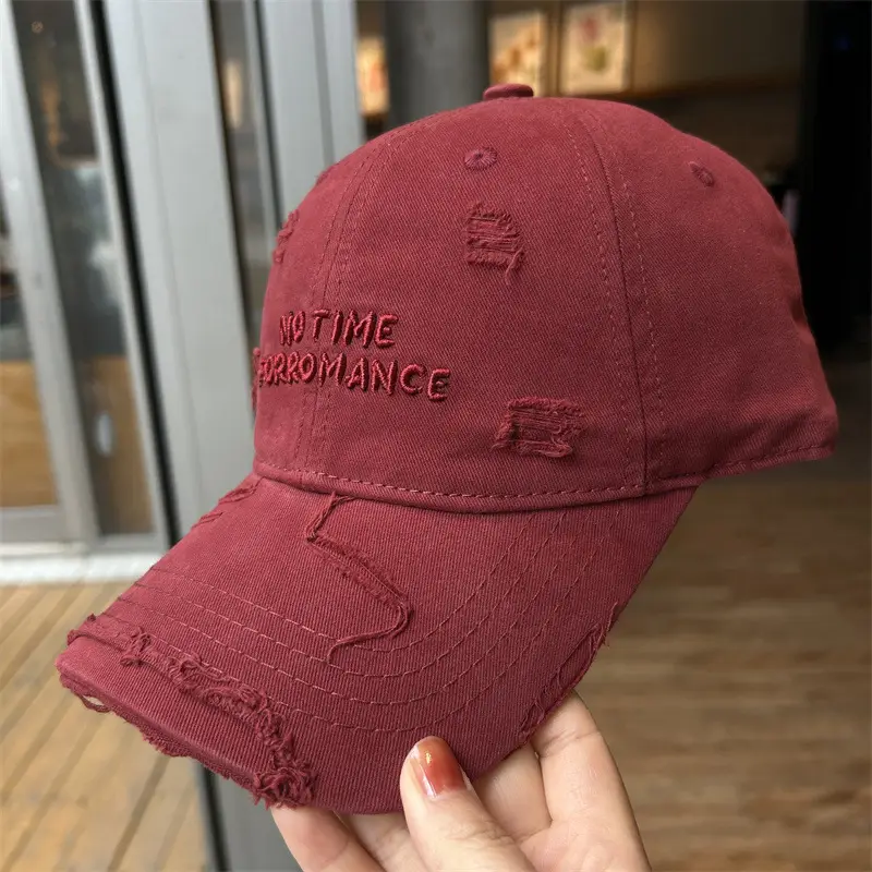 Women's Beige Cotton Hat with Face Embroidery — feature 5