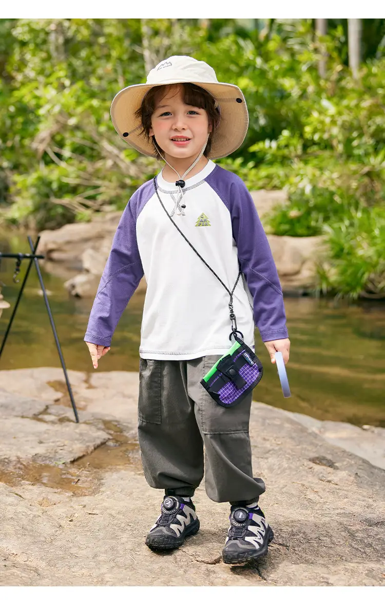 Boys Pure Cotton Long Sleeve T-Shirt Autum Color Set — feature 20