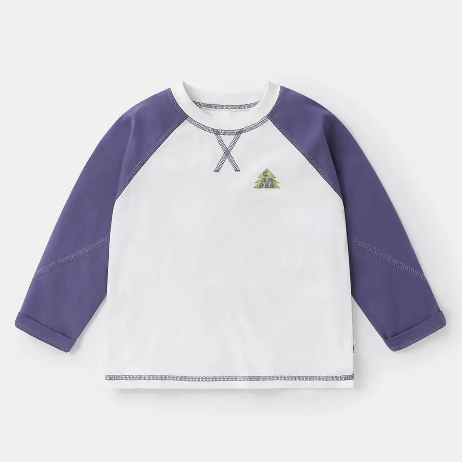 Boys Pure Cotton Long Sleeve T-Shirt Autum Color Set - Image 2