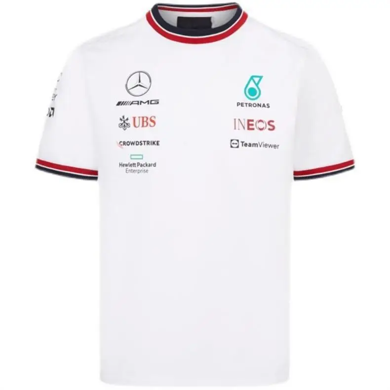 Cycling Clothing Outdoor Quick-drying Short-sleeved T-shirt Downhill Clothing Men's and Women's Mercedes F1 Racing Mountain Bike Sports Off-road Suit — feature 4