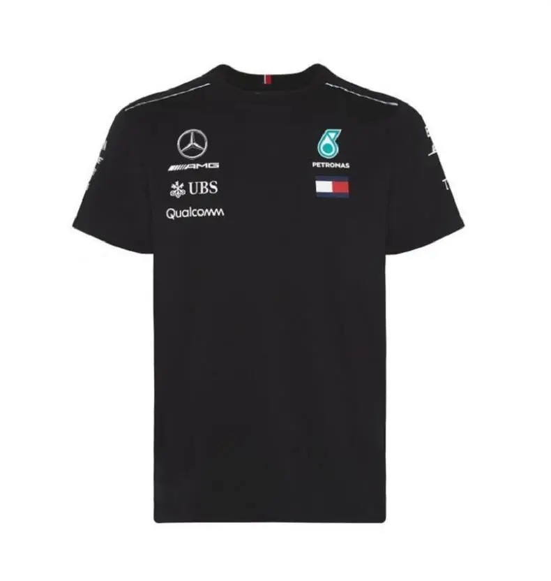 Cycling Clothing Outdoor Quick-drying Short-sleeved T-shirt Downhill Clothing Men's and Women's Mercedes F1 Racing Mountain Bike Sports Off-road Suit — feature 5