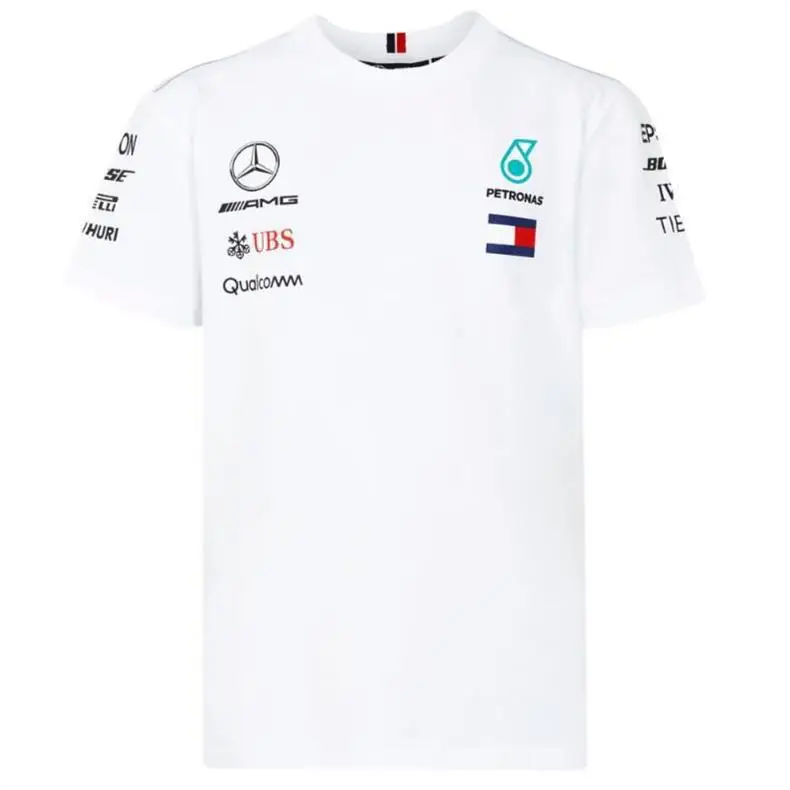 Cycling Clothing Outdoor Quick-drying Short-sleeved T-shirt Downhill Clothing Men's and Women's Mercedes F1 Racing Mountain Bike Sports Off-road Suit — feature 6