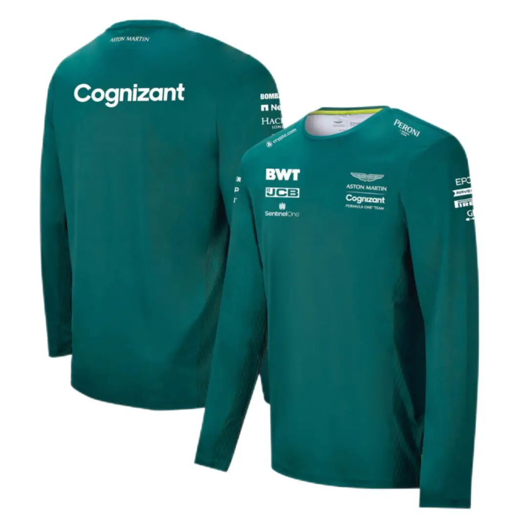 New F1 racing long-sleeved T-shirt motorcycle clothing off-road breathable quick-drying crew neck long-sleeved sportswear jacket foreign trade
