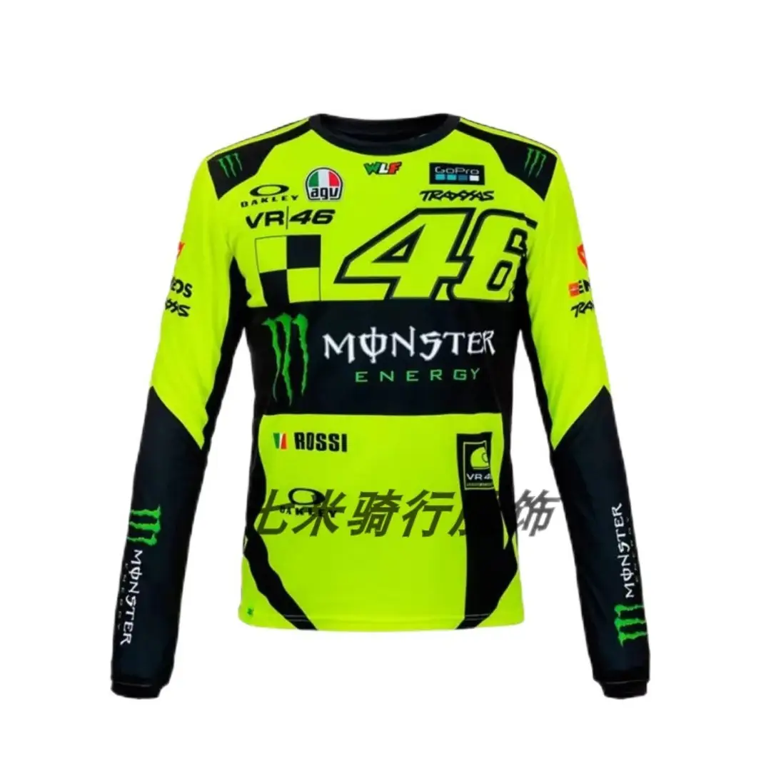 New F1 racing long-sleeved T-shirt motorcycle clothing off-road breathable quick-drying crew neck long-sleeved sportswear jacket foreign trade