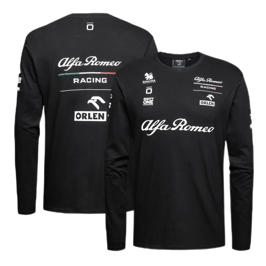 New F1 racing long-sleeved T-shirt motorcycle clothing off-road breathable quick-drying crew neck long-sleeved sportswear jacket foreign trade
