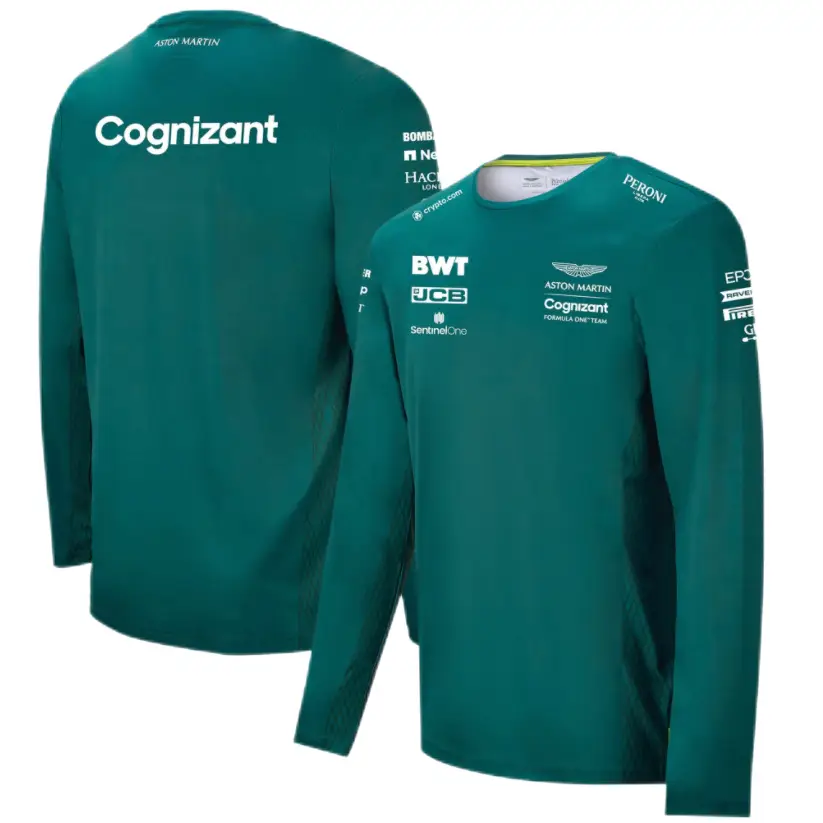 New F1 racing long-sleeved T-shirt motorcycle clothing off-road breathable quick-drying crew neck long-sleeved sportswear jacket foreign trade