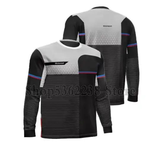 New F1 racing long-sleeved T-shirt motorcycle clothing off-road breathable quick-drying crew neck long-sleeved sportswear jacket foreign trade