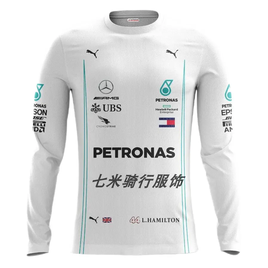 New F1 racing long-sleeved T-shirt motorcycle clothing off-road breathable quick-drying crew neck long-sleeved sportswear jacket foreign trade