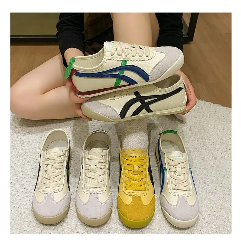 Women's Vintage German Training Shoes White Soft Sole — feature 10