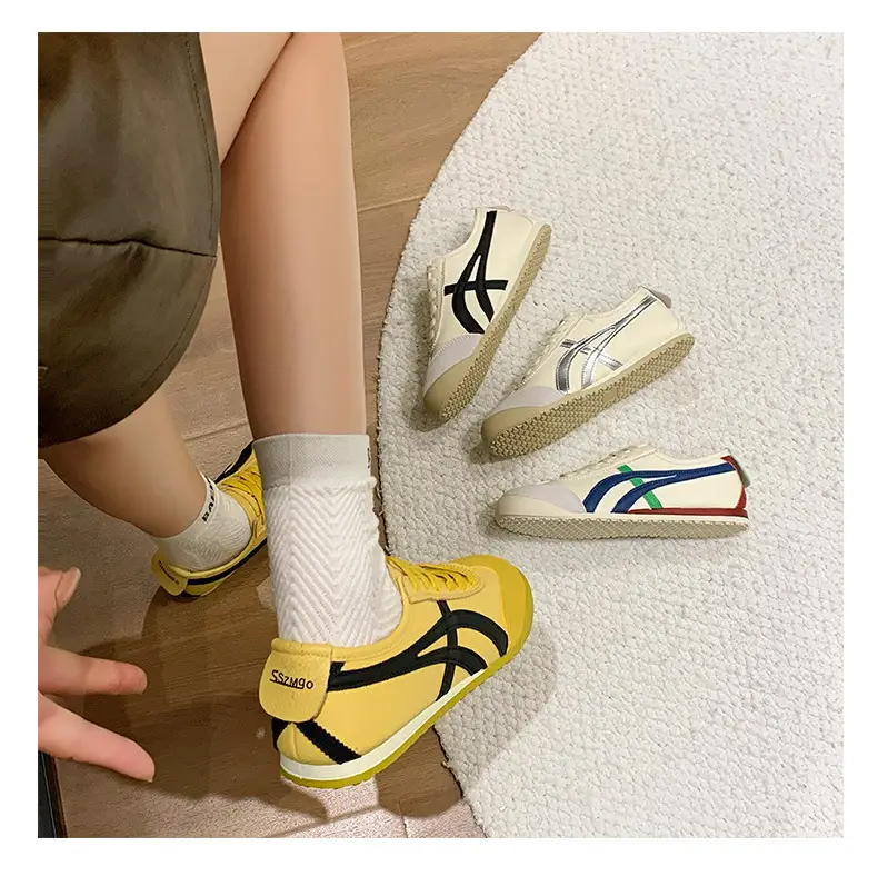 Women's Vintage German Training Shoes White Soft Sole — feature 15