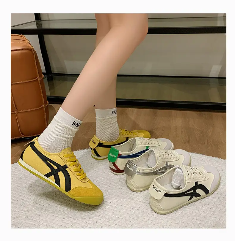 Women's Vintage German Training Shoes White Soft Sole — feature 16
