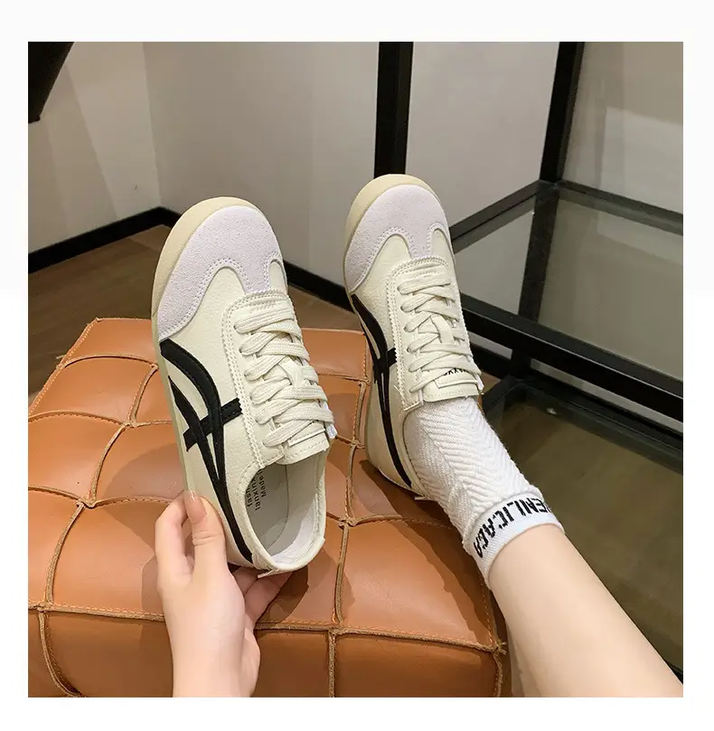 Women's Vintage German Training Shoes White Soft Sole — feature 17
