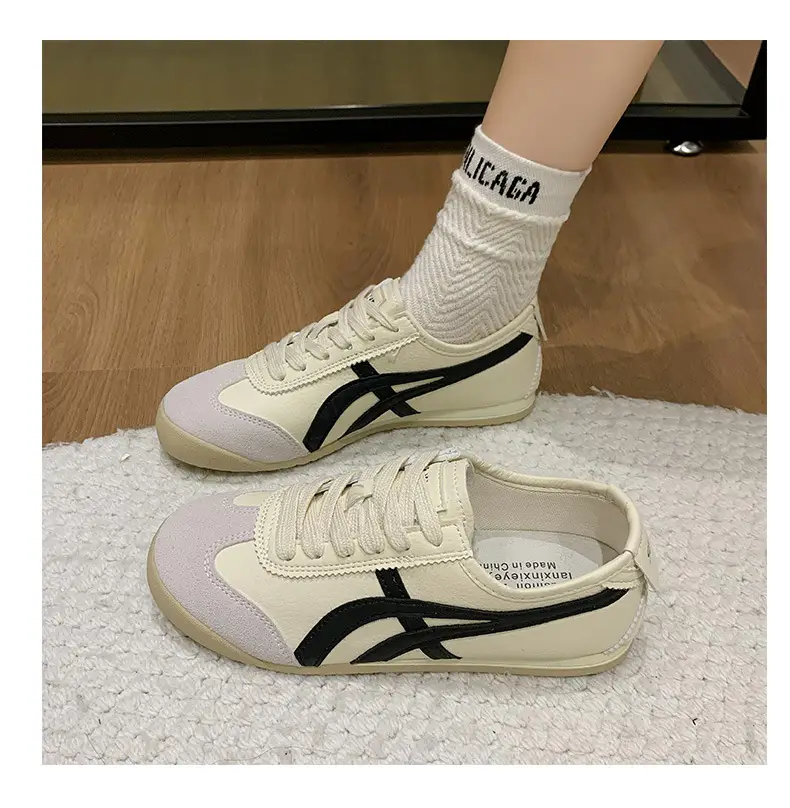 Women's Vintage German Training Shoes White Soft Sole — feature 18